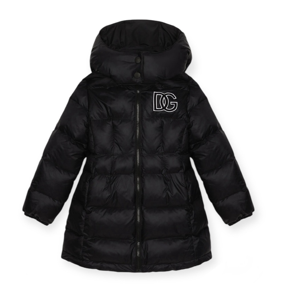 NWT Dolce & Gabbana kids puffer jacket with detachable hood